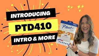 Setting Up NEW Brother PT-D410 P-touch Label Maker: Inserting Tapes, Language, Power Adaptor & More