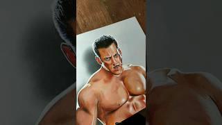 3D Art @BeingSalmanKhan drawing #shorts #youtubeshorts #salmankhan #art #3dart #rahiljindran