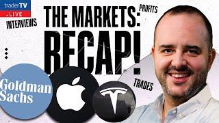 Highs and Lows for $AAPL! $GS Beats Earnings, $TSLA Layoffs The Markets Recap: April 15