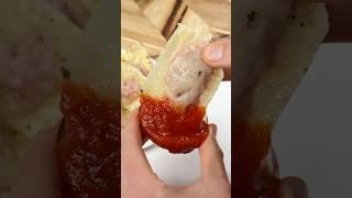 Bocconcini di ravioli al prosciutto ad alto contenuto proteico 