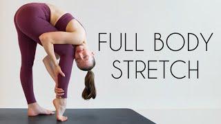 20 MIN FULL BODY STRETCH  - No Talking, For Stress Relief & Flexibility/Mobility