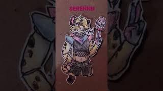 Traditional Art! #Shorts #Art #Furry