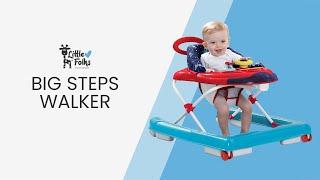 Little Folks Big Steps 2-in-1 Activity Walker (by Delta Children)