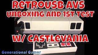 RetroUSB AVS (FPGA NES) Comparison With Switch - Castlevania