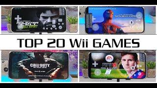 TOP 20 Wii Games for Android Dolphin emulation in 2023! Snapdragon 888