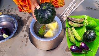 BEST BREAKFAST RECIPE || Morning Special Rice & Boiled Vegetable || Bengali Village Style