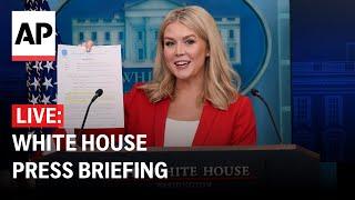 LIVE: White House press briefing after Trump's speech to Congress