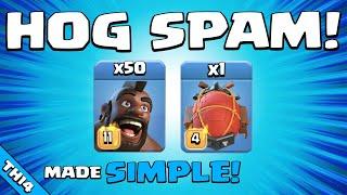 50 x HOG RIDERS + BLIZZARD = WOW!!! TH14 Attack Strategy | Clash of Clans