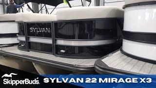 2022 Sylvan 22 Mirage X3 Tri-Toon Boat Tour SkipperBud's