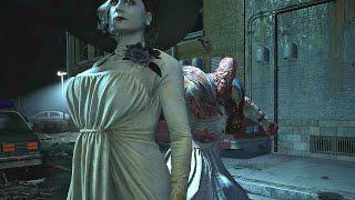 Lady Dimitrescu vs. Nemesis Gameplay (Resident Evil 3 Remake)