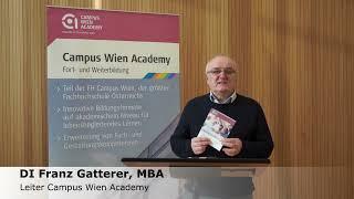 DI Franz Gatterer, MBA Leiter der Campus Wien Academy