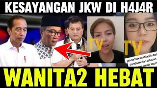 KEREN.! DUA WANITA INI BIKIN JOKOWI MALU? DUKUNGAN JOKOWI BLUNDERR