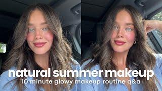 Easy Summer Makeup + Chatty Q+A | Mental health, wellness, baby #3, Current Favs | Emily Didonato