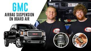How To Install: GMC SIERRA Air Suspension - RR4630 Airbag Man Leaf Helper & On Board Air Supply Kit