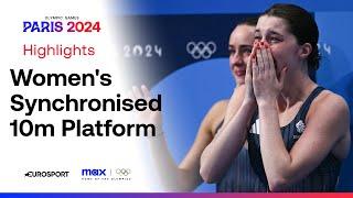 THIRD Medal in diving for Team GB   | Women's Synchronised 10m Platform #Paris2024