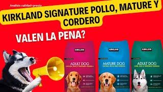 Analisis de Croquetas: Kirkland Adulto Pollo, Mature y Cordero