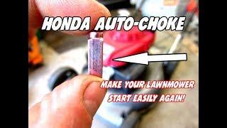 Make Your Lawnmower Start On The First Pull Again - Honda Auto-choke Repair - Video