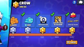 Tengo las maestrías completa de Crow.