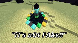 fake minecraft speedruns be like