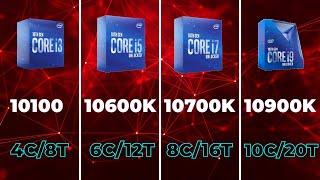 Testing Intel I3,i5,i7,i9 processors in 8 games