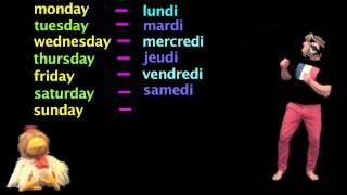 Learn French - Days of the week in French - French Lessons