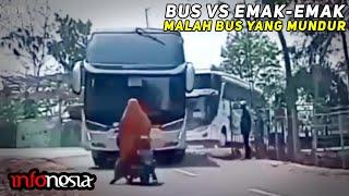 EDAN...! Aksi Pengendara Emak-Emak Ngotot Tidak Mau Mengalah