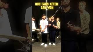 RCB Fans|#trending #cricket #ipl2025 #rcb #csk #shorts