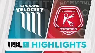 3.16.2024 | Spokane Velocity vs. Richmond Kickers - Game Highlights