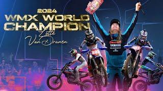 LOTTE VAN DRUNEN IS THE 2024 WMX WORLD CHAMPION! #MXGP