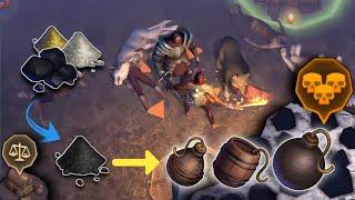 Grim Soul - Farming Sulfur, Saltpeter & Coal During Regular Days | Random Events