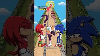 Sonic vs Knuckles New Kiss Run Epic Challenge! #sonic #sonicthehedgehog