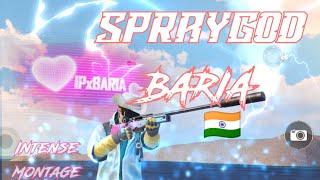 PUBG MOBILE Montage Spray god BARIA GAMING