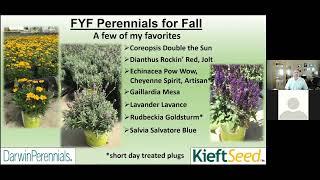 Tech On Demand: First-Year Flowering Perennials (Part 3) Seed-Raised for Fall Sales