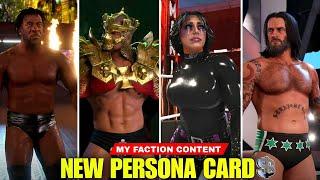 WWE2K24 CRAZY NEW PERSONA CARDS !MyFACTION Content Showcase  | PATCH 1.22 UPDATE !