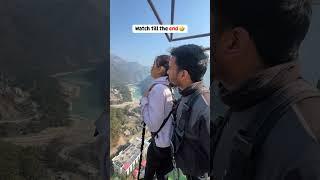 Himalayan Bungy Rishikesh #bungee #bungeejumping #jumping #adventure #trending #viral #bungy #shorts