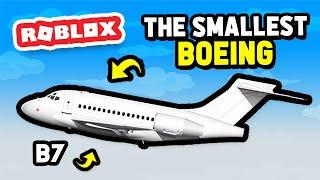 Worlds SMALLEST BOEING Plane in Cabin Crew Simulator (Roblox)