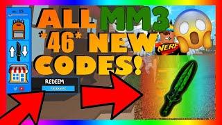 [ALL 46 CODES!]ALL *46* NEW WORKING Murder Mystery 3 CODES!(2020) |ROBLOX Murder Mystery 3 Codes|MM3