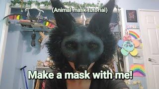 Making a Fox Mask! (Animal/therian Mask) TUTORIAL