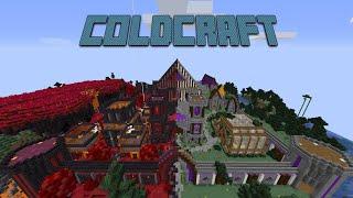 SPLIT CASTLE Minecraft MEGA BASE - ColdCraft 1 World Tour