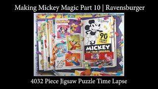 40,320 piece Making Mickey Magic Part 10 Time Lapse | Ravensburger Puzzle