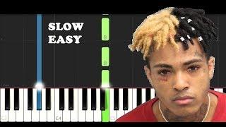 XXXTentacion - Changes (SLOW EASY PIANO TUTORIAL)