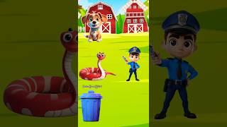 Monster Hiding Dushbin ️ #shorts #youtubeshorts #cartoon #english #usa