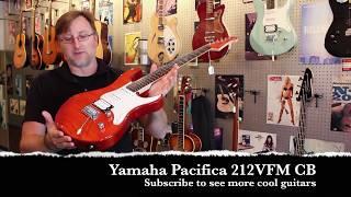 2015 Yamaha Pacifica 212VFM CB - Carmel Brown Electric Guitar