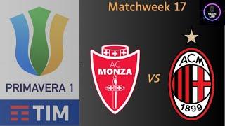 A.C. Monza vs A.C. Milan |Primavera 1 | LIVE