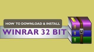 Winrar 32 Bit How To Download & Install