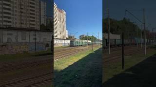 Зустріч з вантажним  #railway #укрзалізниця #поїзд