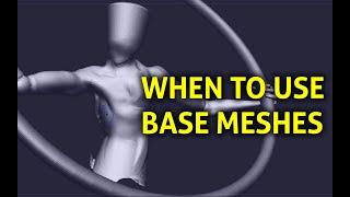 Base Mesh or Build your work From Scratch? (Zbrush Answers)