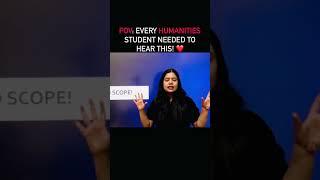 No Scope In Humanities? | Anushya Ma’am