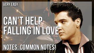 SUPER EASY: How to play Can't Help Falling In Love  by Elvis Presley on Tin Whistle (Tutorial)