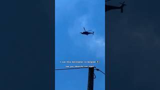 Can you identify the type of this military helicopter? 